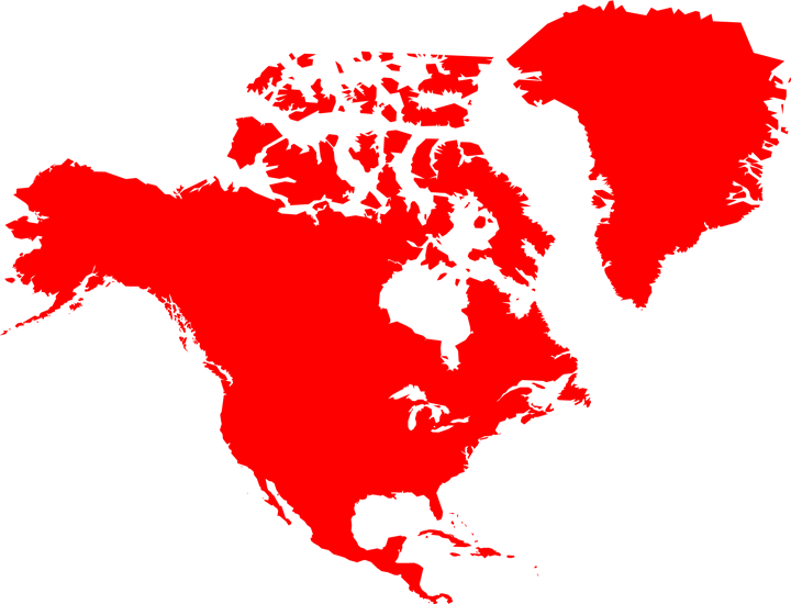 TomTom maps of North America